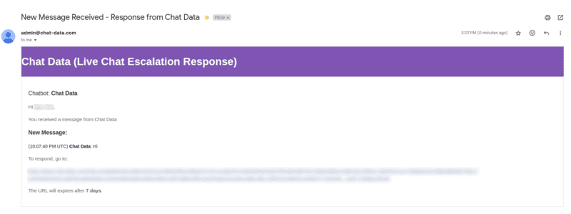 Agent New Message Notification