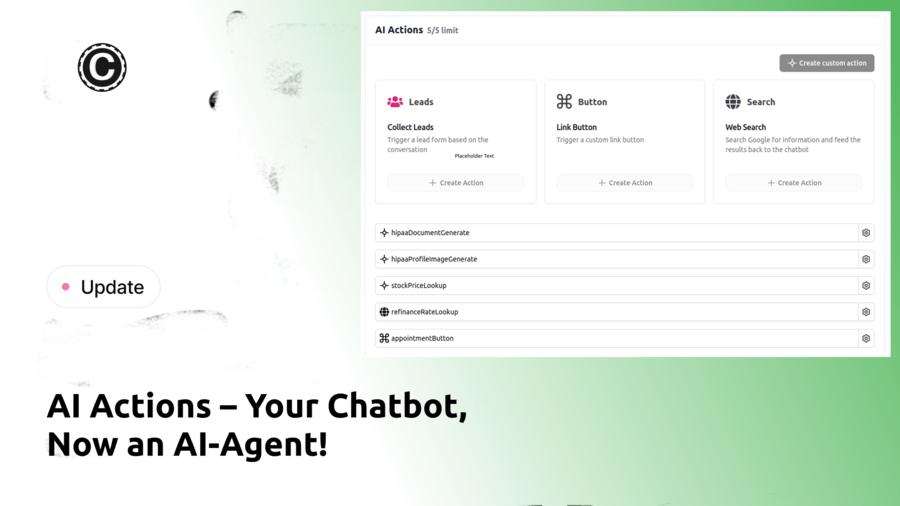 AI Actions – Your Chatbot, Now an AI-Agent!