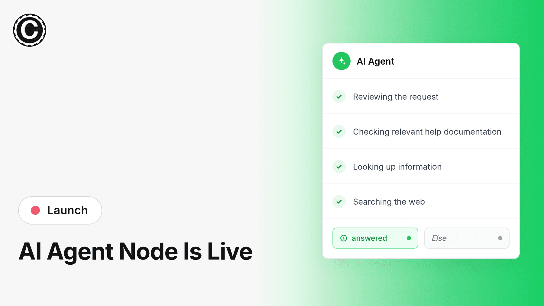 The AI Agent Node Is Live
