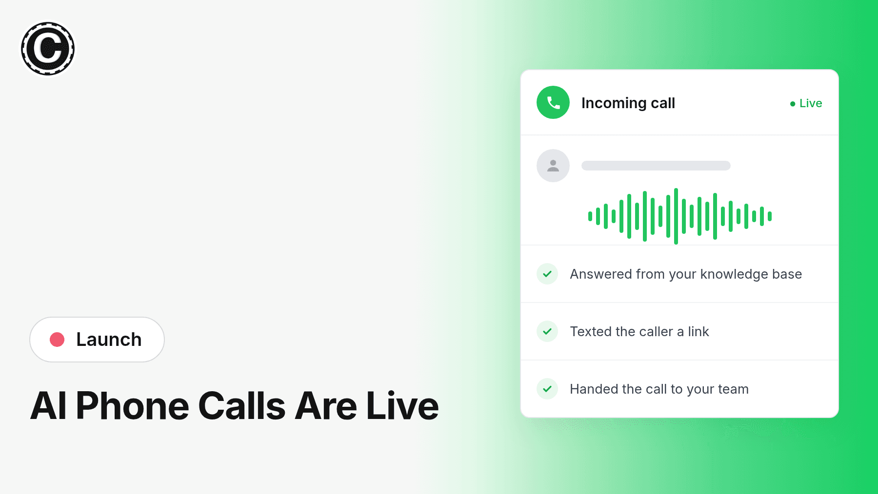 AI Phone Calls Are Live