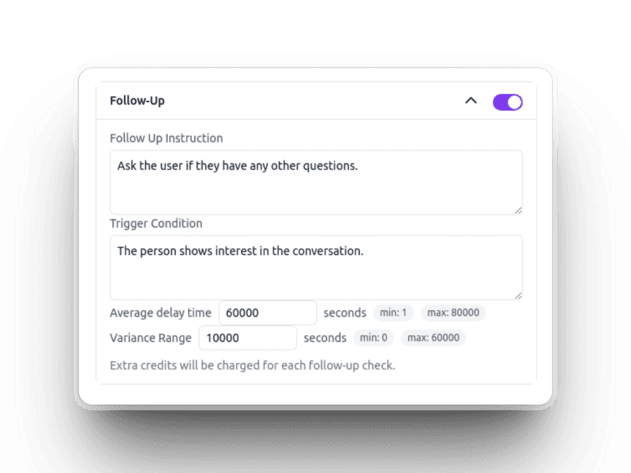 AI Agent Re-Engagement Setup