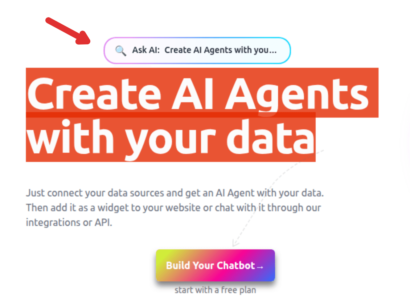 Ask AI Button on Selected Text