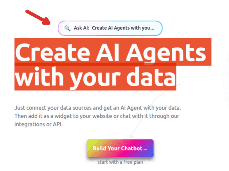 Ask AI Button on Selected Text
