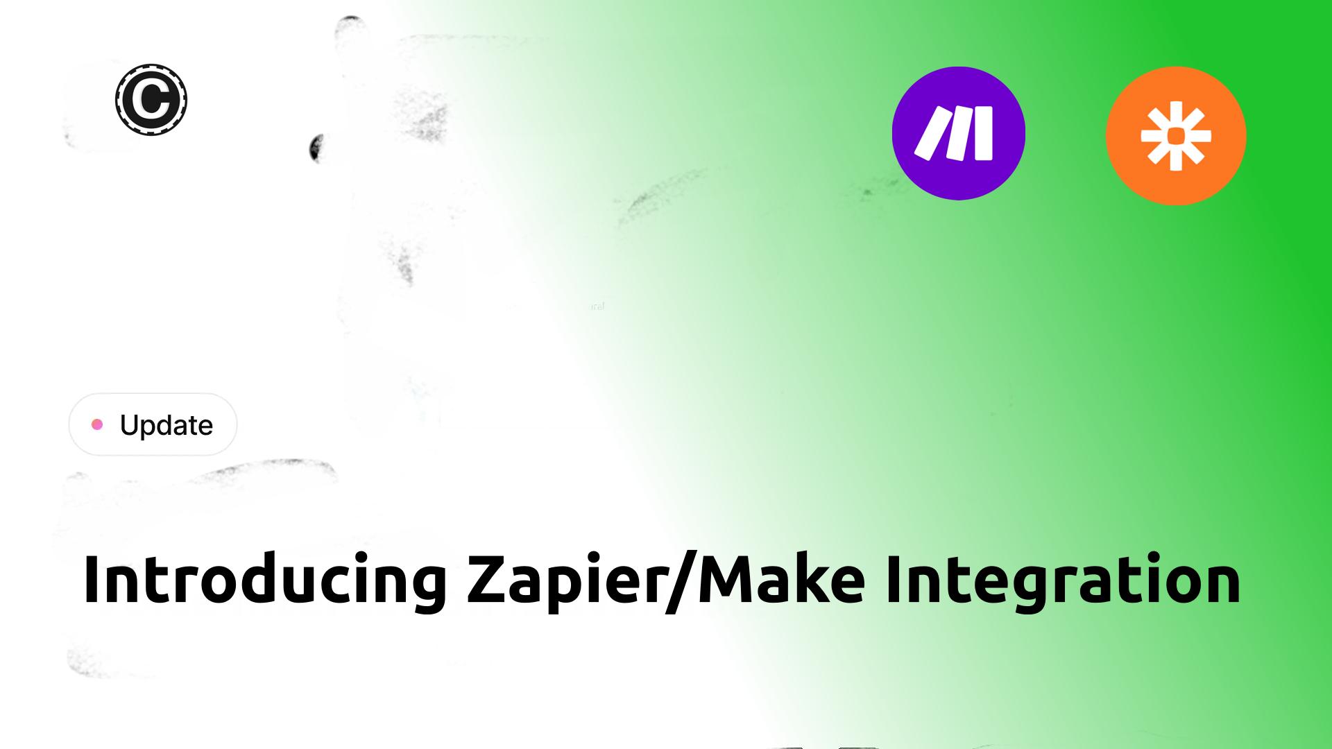 Introducing Zapier/Make Integration