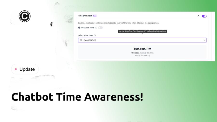 Chatbot Time Awareness!