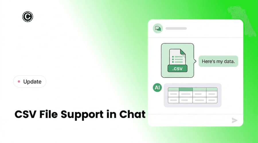 CSV File Support in Chat