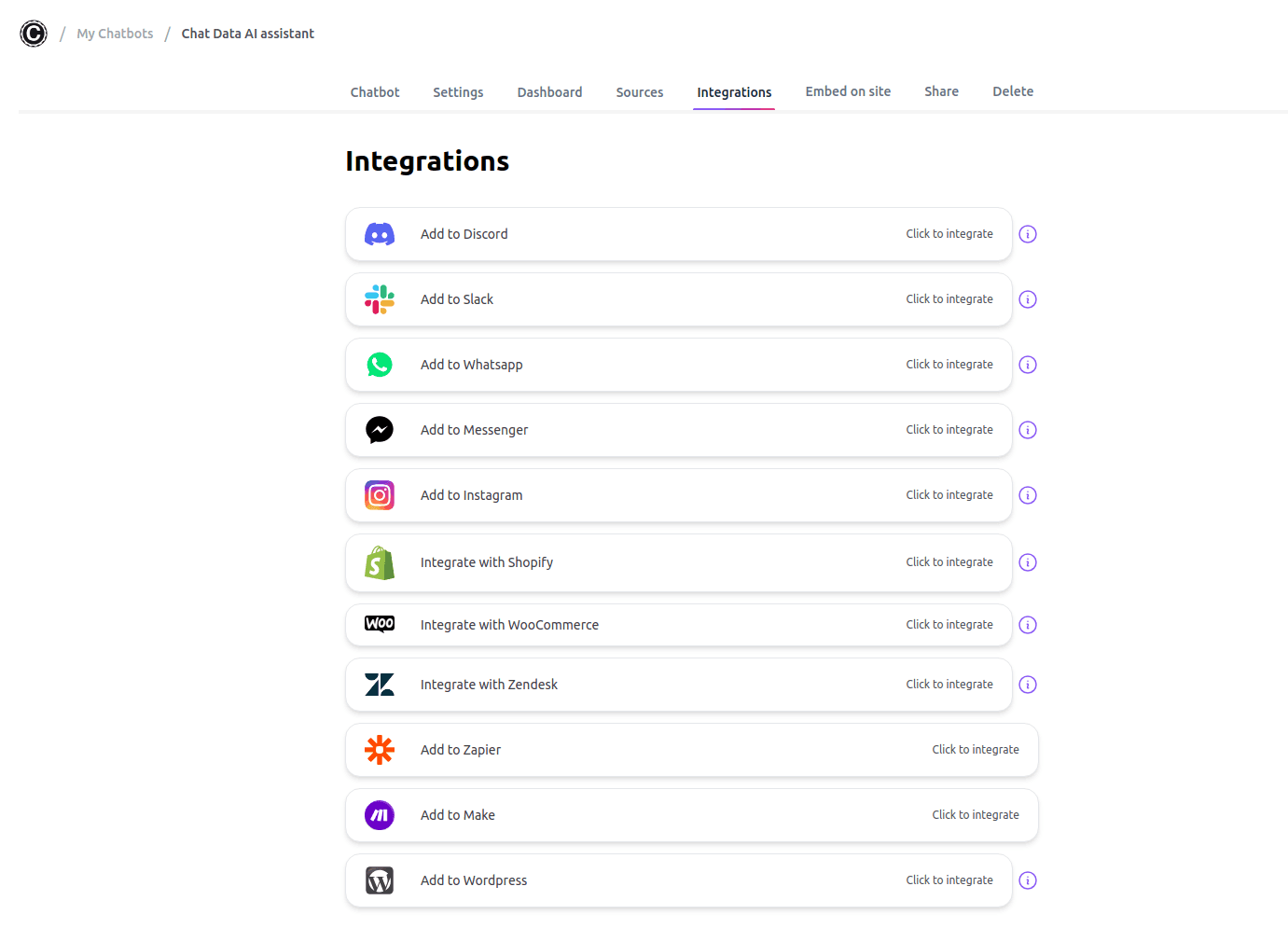 Deploy AI Agent In All Integrations