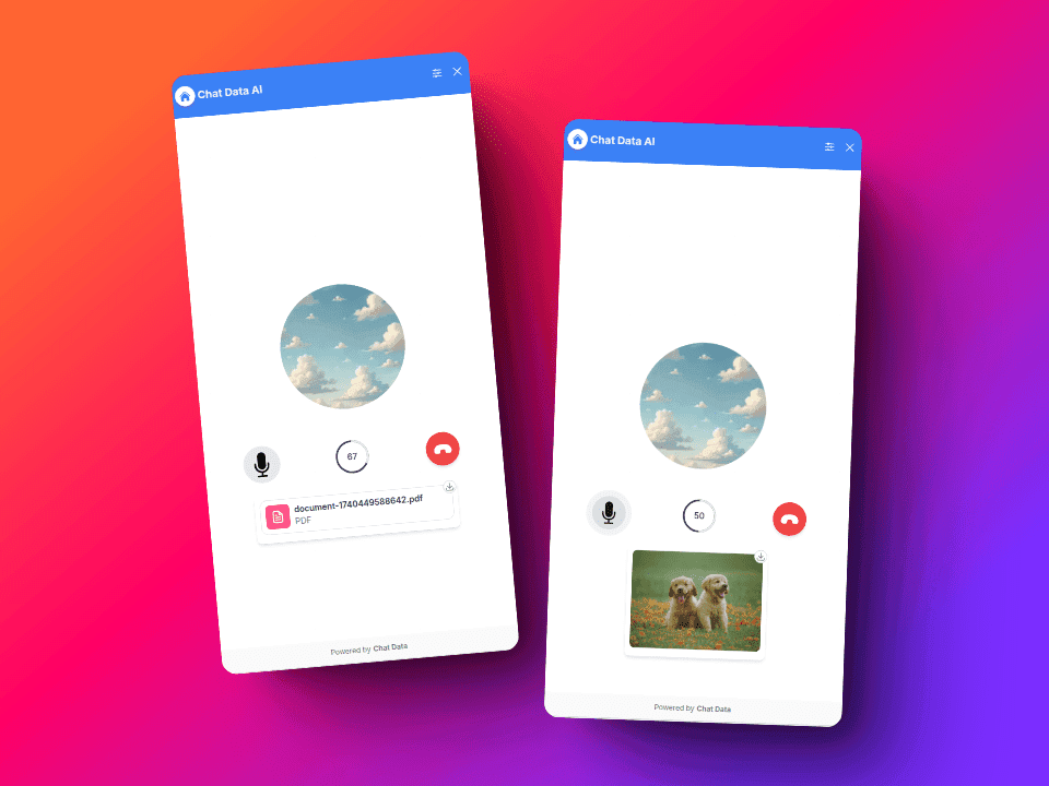 PDF and Image Realtime Action