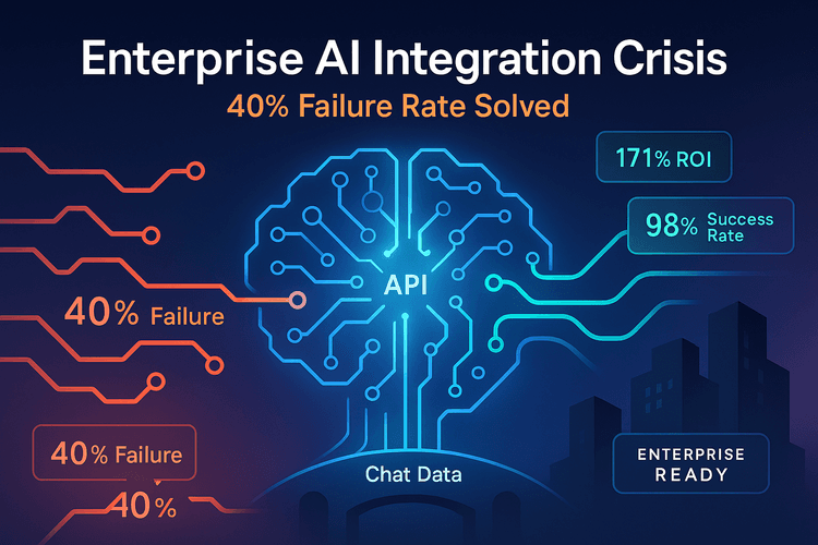 Enterprise-Ready AI Agents: How Chat Data Solves the API Integration Crisis That's Causing 40% of AI Projects to Fail in 2025