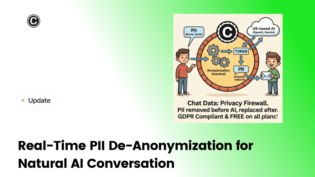 Launch: Real-Time PII De-Anonymization for Natural AI Conversations