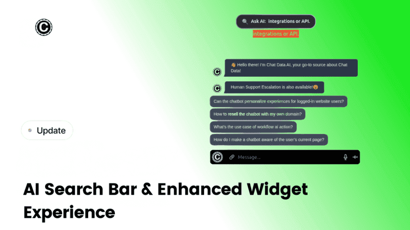 AI Search Bar Widget
