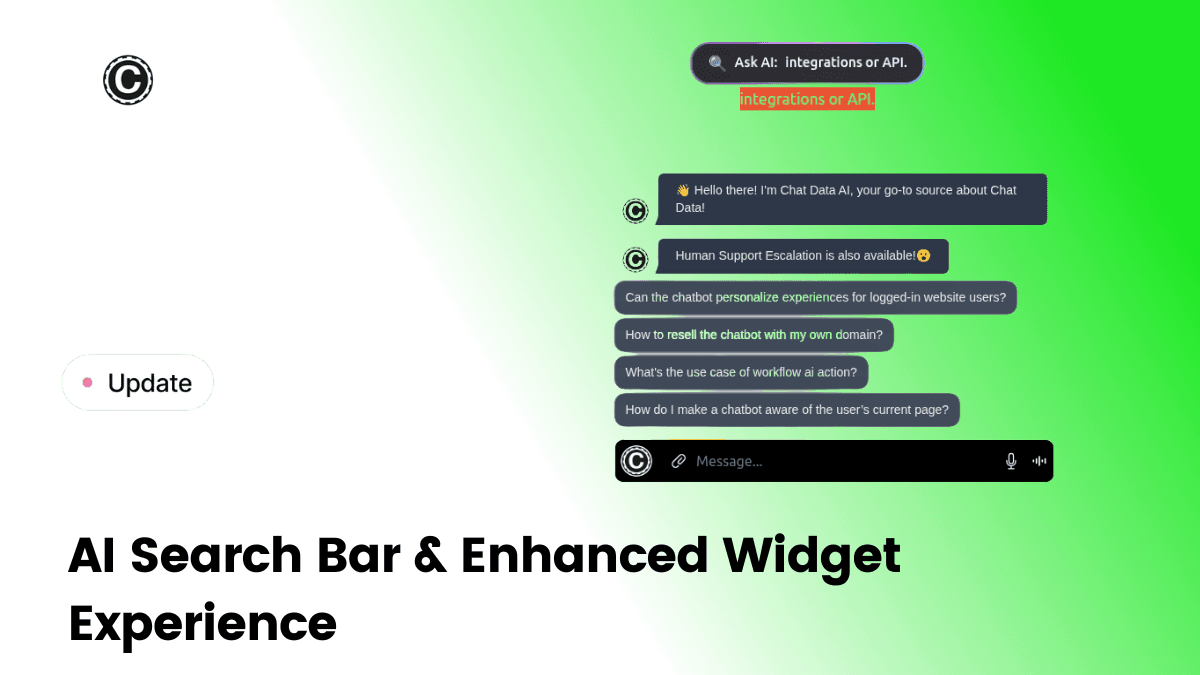 AI Search Bar Widget