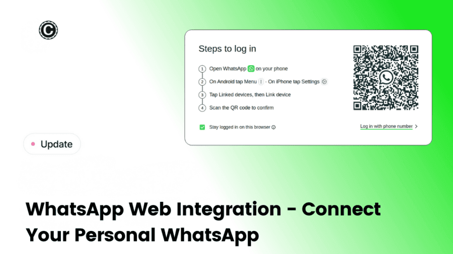 WhatsApp Web Integration - Connect Your Personal WhatsApp