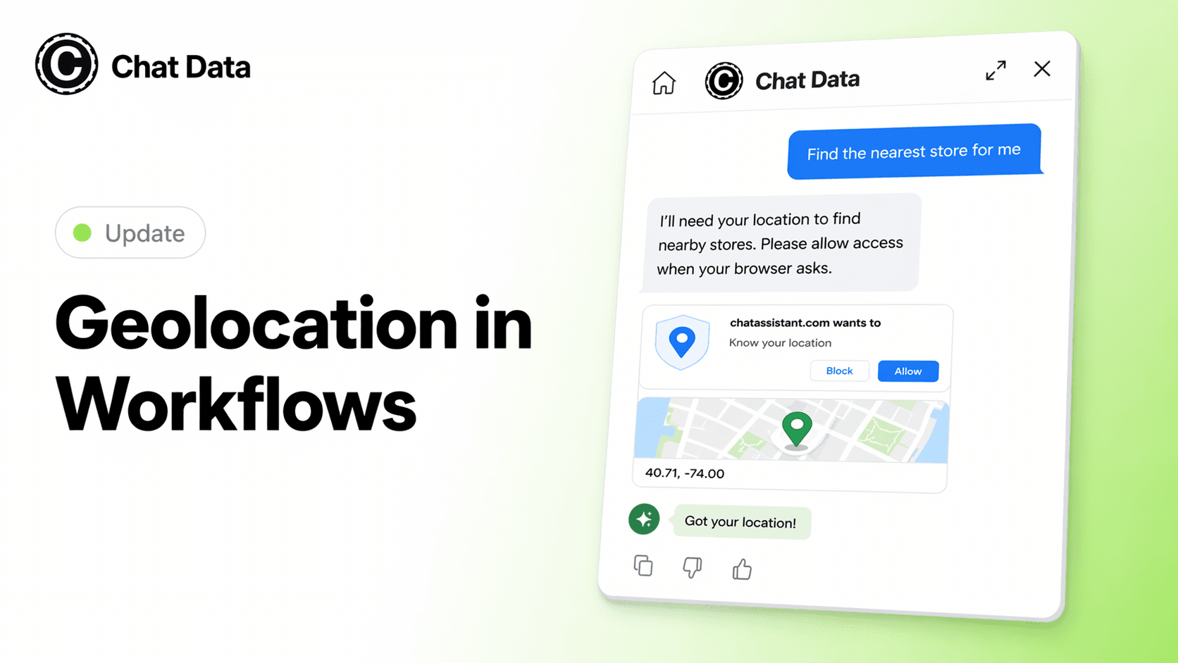 Geolocation Node for Workflow Builder