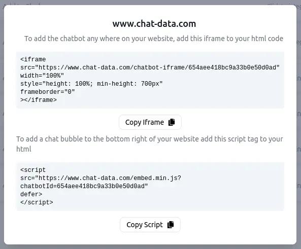 Chatbo Embed Script