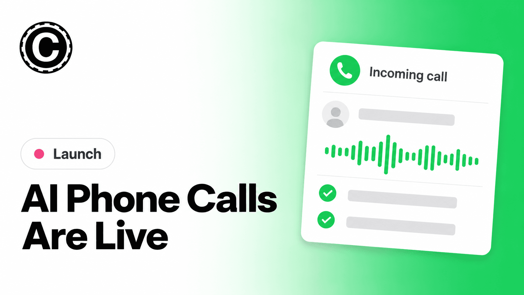 AI Phone Calls Are Live