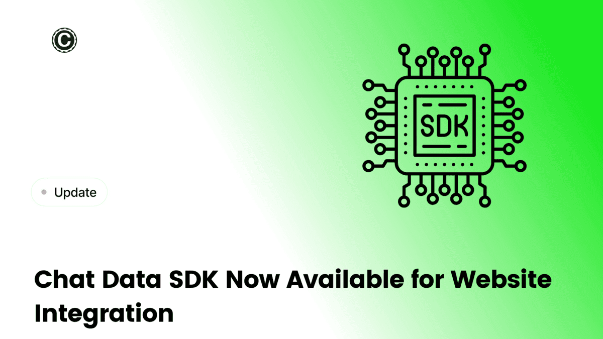 Chat Data SDK Now Available