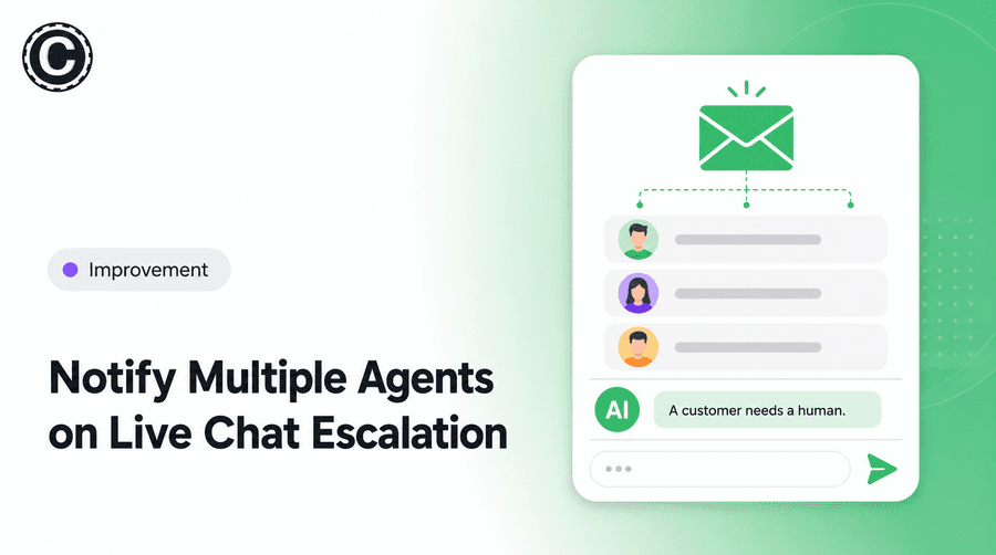 Notify Multiple Agents on Live Chat Escalation