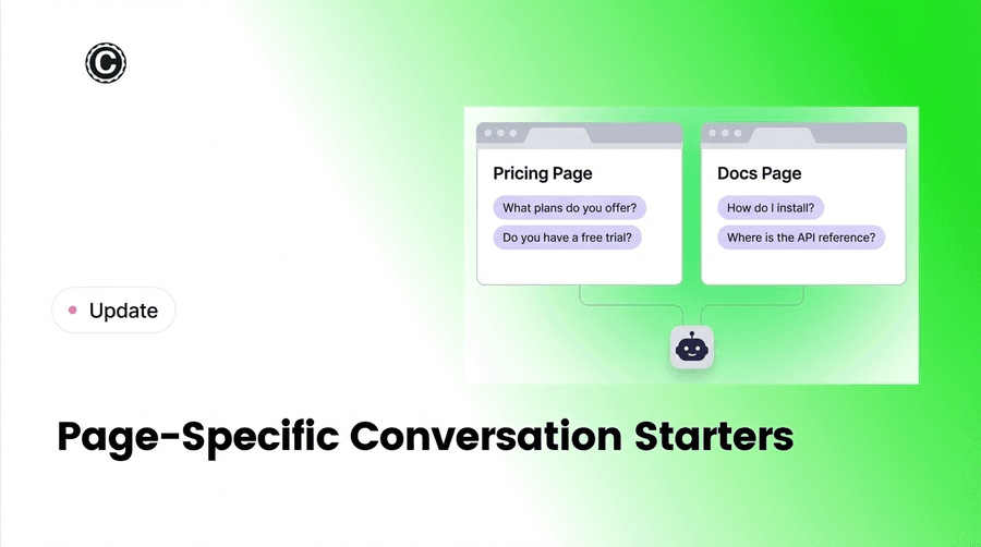 Page-Specific Conversation Starters