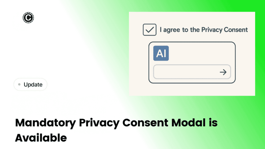 Mandatory Privacy Consent Modal