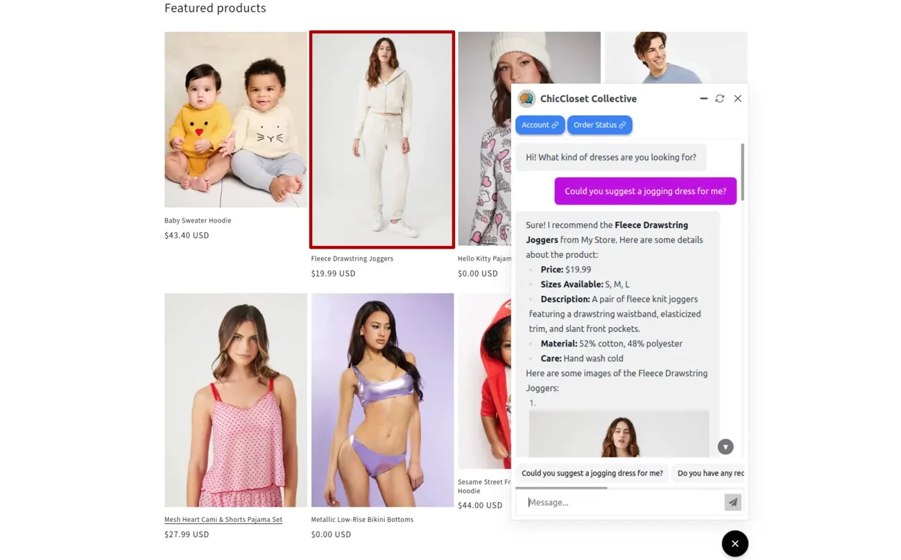 Shopify store integration