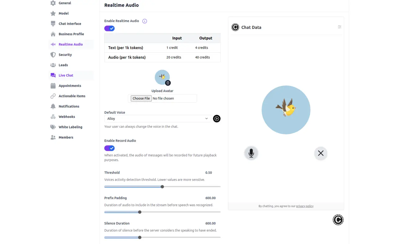 real-time voice mode